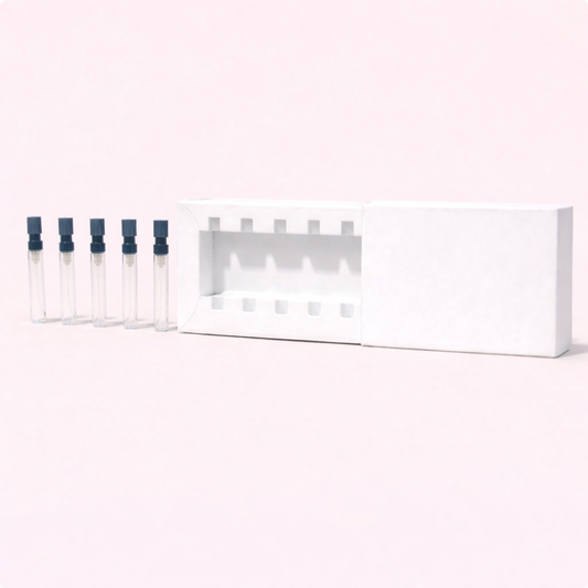 Custom Printed Discovery Box for Perfumes - Holds 5 x 2ml Tester Bottles (Only Box)