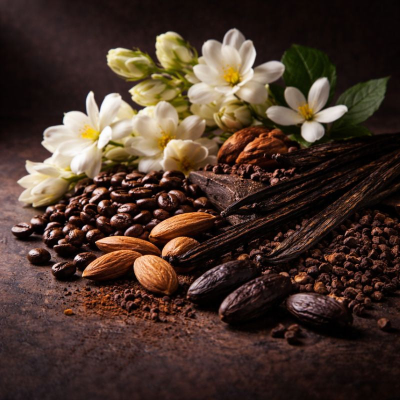 #016 Velvet Vice – Almond Coffee Vanilla Floral Fragrance Oil Concentrate