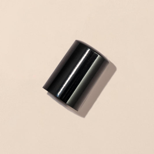 Wholesale Glossy Black Perfume Cap, Alumen FEA 15 Slim - Packamor
