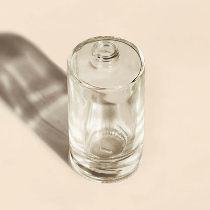 100ml/3.38oz Cyril Round FEA 15 Extra Thick Clear Flint Glass Perfume Bottle - Packamor