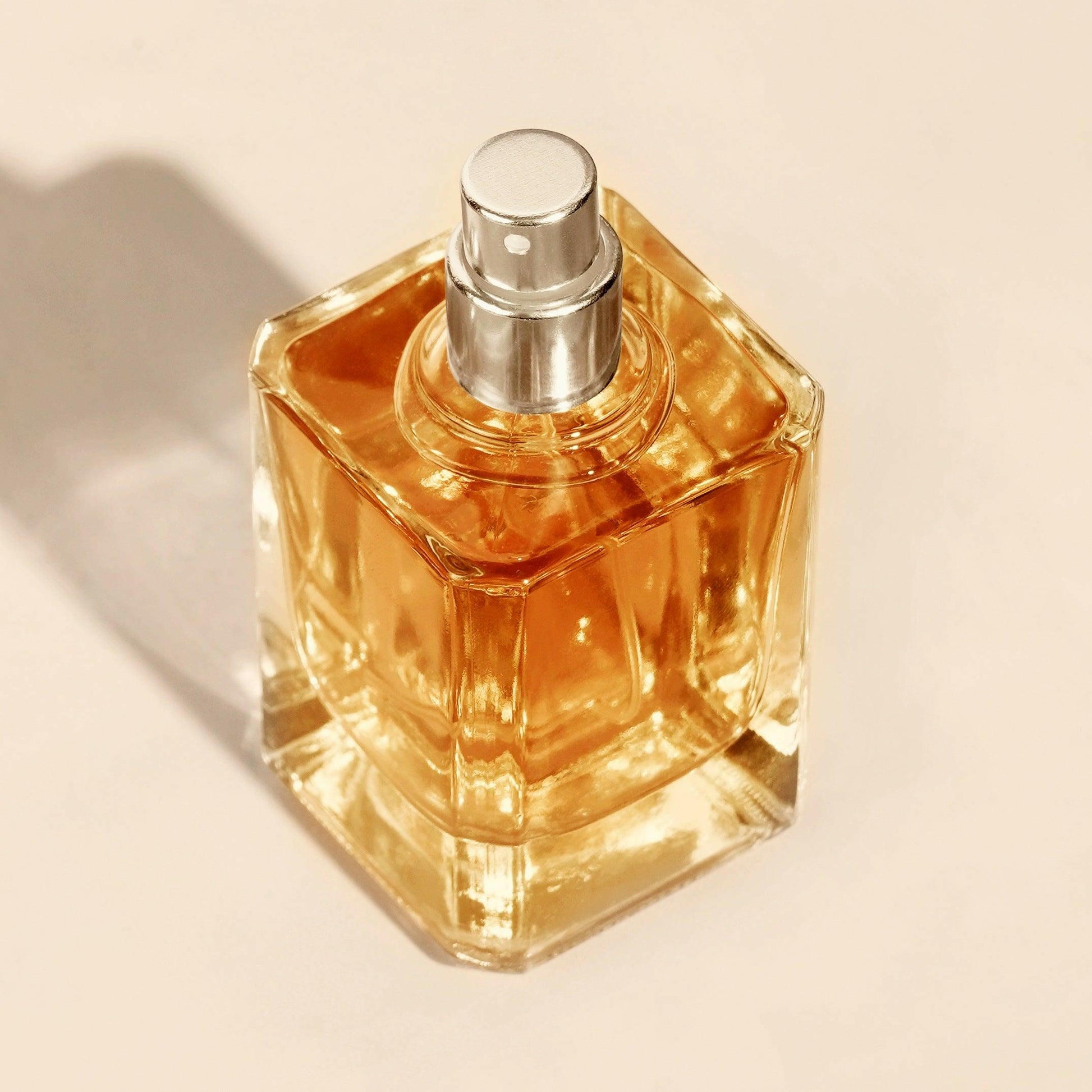 50ml/1.69oz Micron Square FEA 15 Extra Thick Clear Flint Glass Perfume Bottle - Packamor