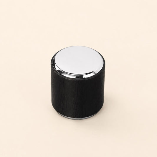Perfume Tops - Silver Black Cap - Wholesale Perfume Cap, FEA 15