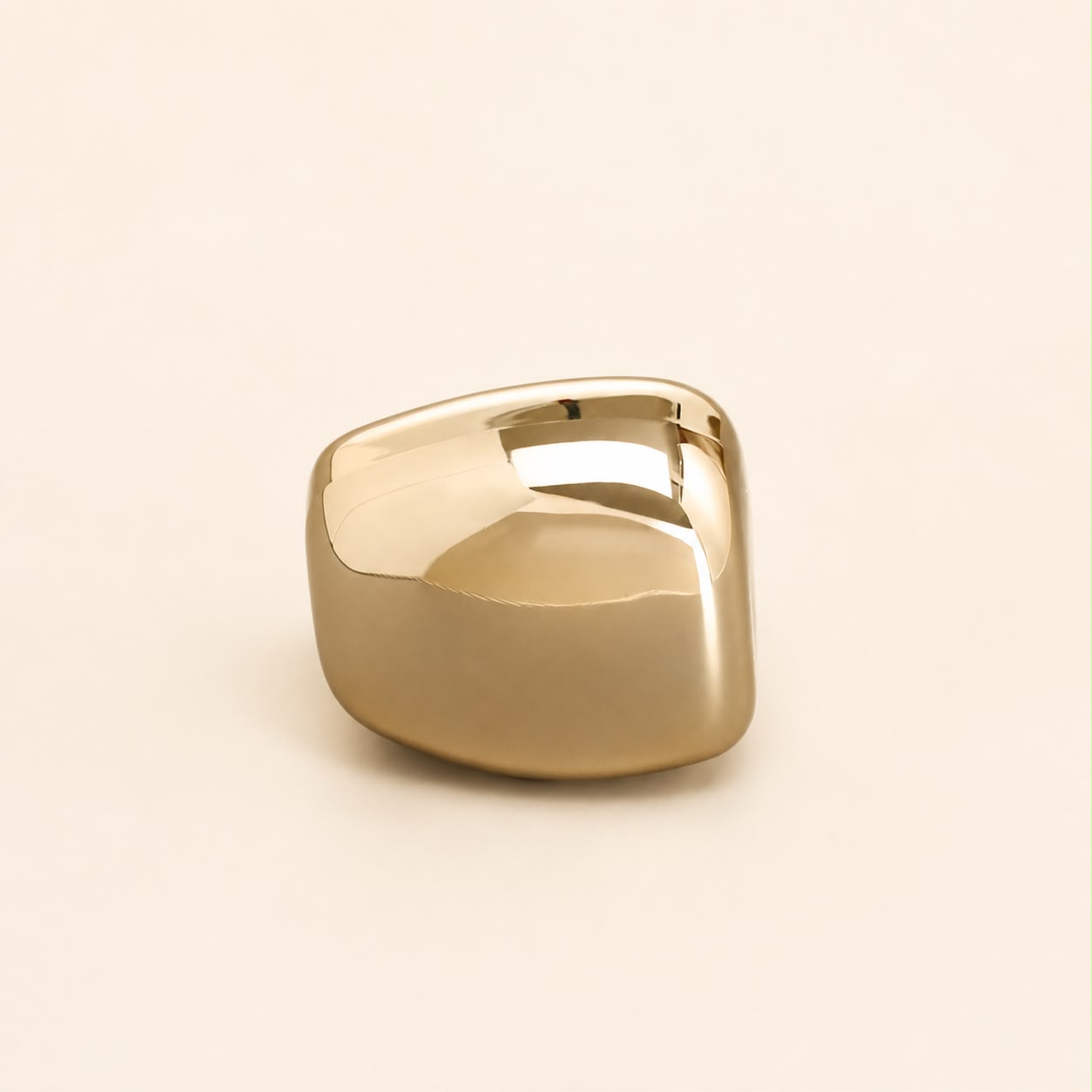 Perfume Tops - Pebble Gold Cap - Wholesale Perfume Cap, FEA 15