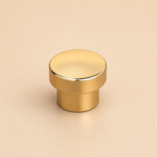 Perfume Tops - Gold Circle Top T Cap - Wholesale Perfume Cap, FEA 15