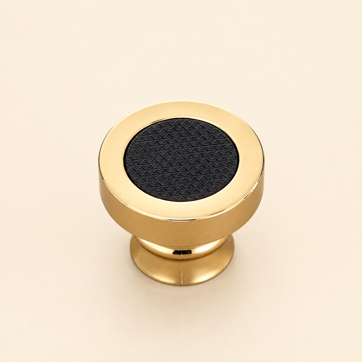 Perfume Tops - Black+Gold Circle Top T Cap - Wholesale Perfume Cap, FEA 15