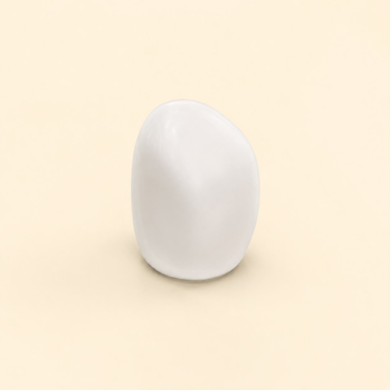 Perfume Tops - White Standing Pebble Cap - Wholesale Perfume Cap, FEA 15