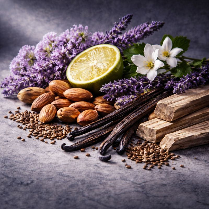 #019 Silver Crest – Aromatic Almond Woody Fragrance Oil Concentrate