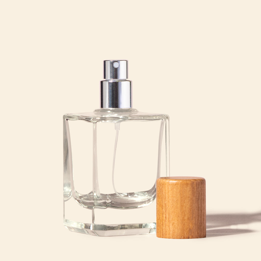 50ml Perfume Bottles Wholesale - Micron + Walnut Ash Wood Top, Luxury Fragrance Bottles