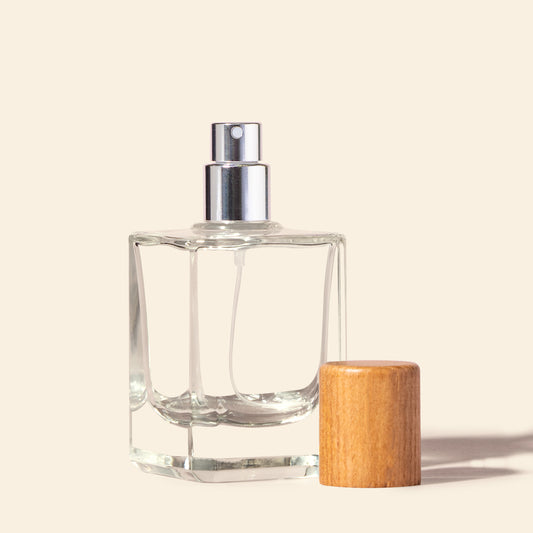 50ml Perfume Bottles Wholesale - Micron + Walnut Ash Wood Top, Luxury Fragrance Bottles