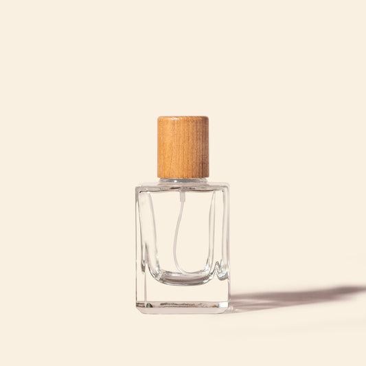 50ml Perfume Bottles Wholesale - Micron + Walnut Ash Wood Top, Luxury Fragrance Bottles
