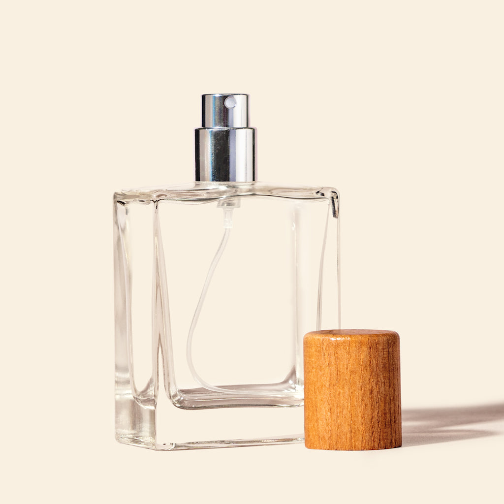 50ml Perfume Bottles Wholesale - Victor + Walnut Wooden Top, Custom Glass Bottles