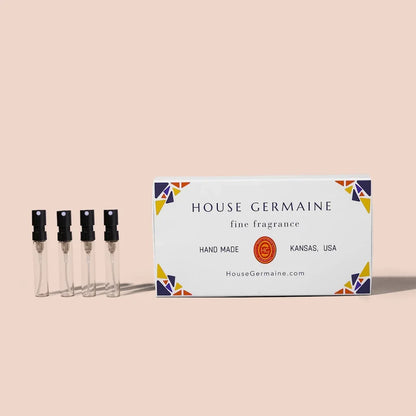 Custom Printed Discovery Box for Perfumes - Holds 4 x 2ml Tester Bottles (Only Box) - Packamor