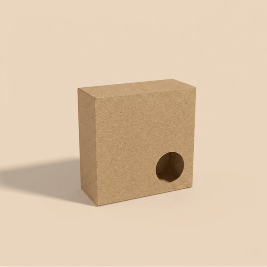 Custom Soap Boxes Wholesale | Square Kraft with Corner Window
