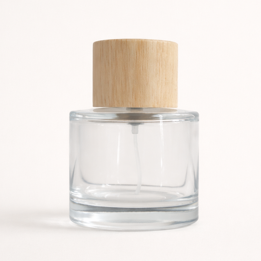 Perfume Bottles - Ombre 50ml + Bold Beechwood Cap (Natural), Perfume Bottles Wholesale