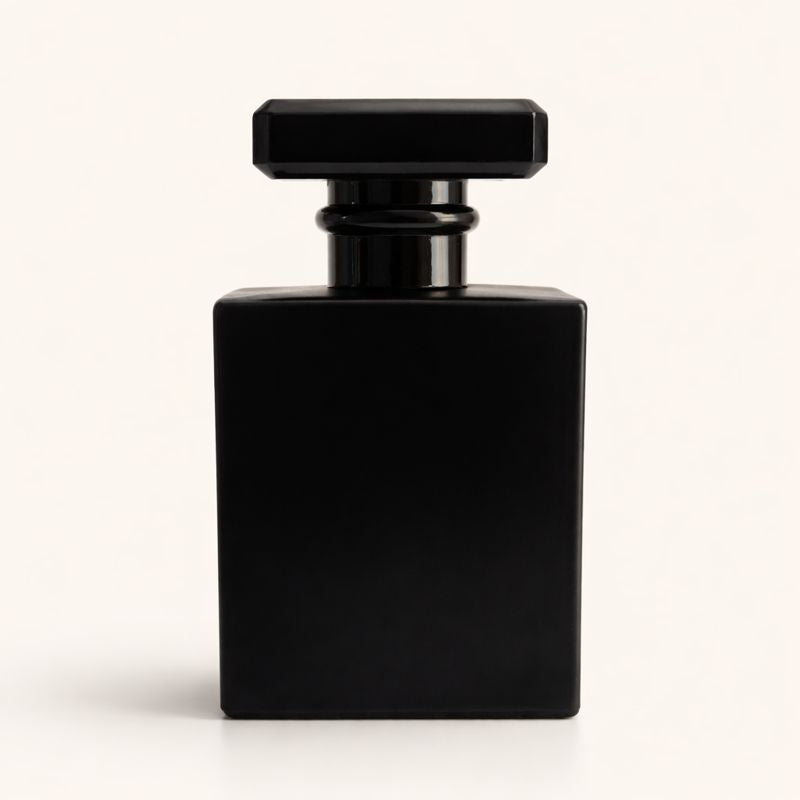 Perfume Bottles Wholesale - Black 50ml Victor + Black T Cap