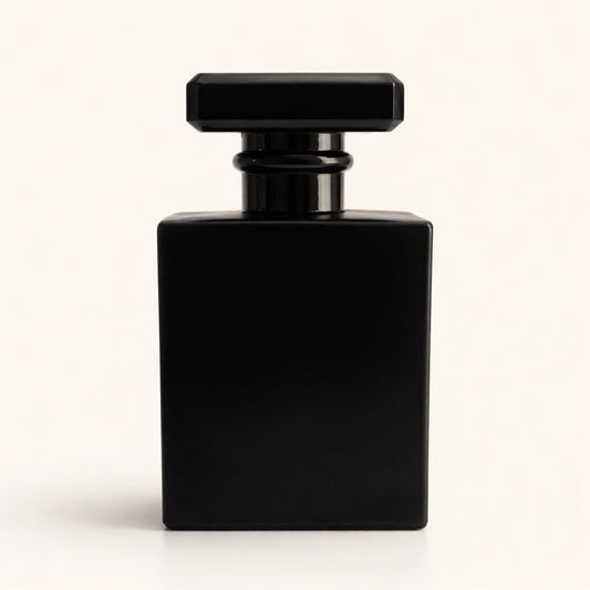 Perfume Bottles Wholesale - Black 50ml Victor + Black T Cap