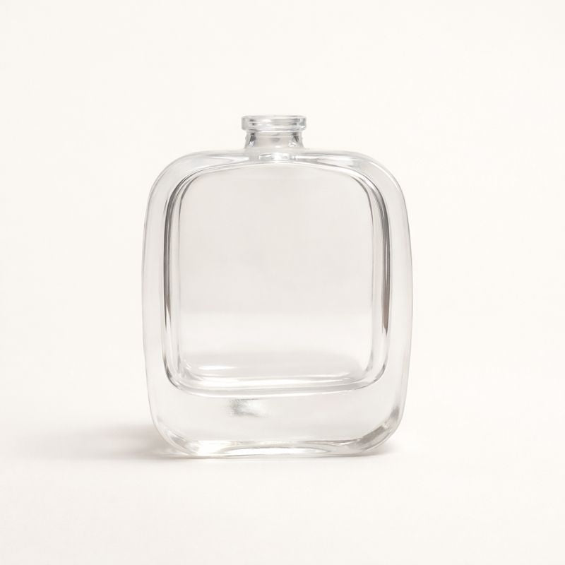 Perfume Bottles Wholesale - 50ml/1.7oz Vertex Rectangle (Only Bottle), Custom Perfume Bottles in Bulk (FEA 15)