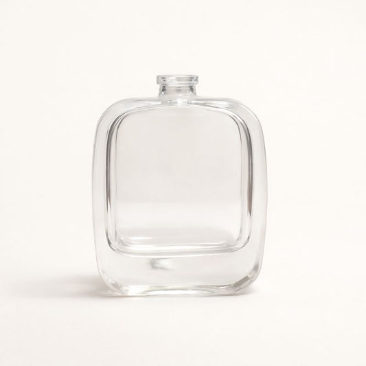Perfume Bottles Wholesale - 50ml/1.7oz Vertex Rectangle (Only Bottle), Custom Perfume Bottles in Bulk (FEA 15)
