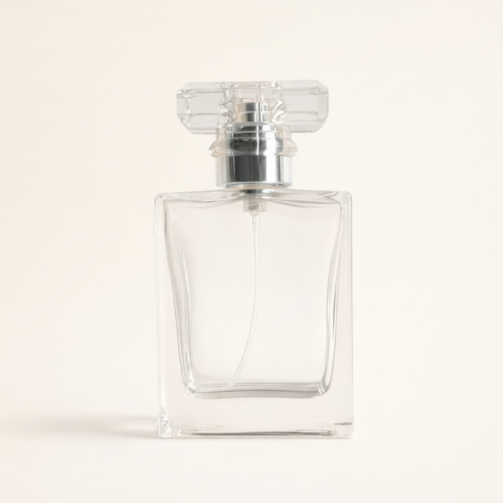 Perfume Bottles Wholesale - 50ml Victor + Silver Spray + Clear T Cap