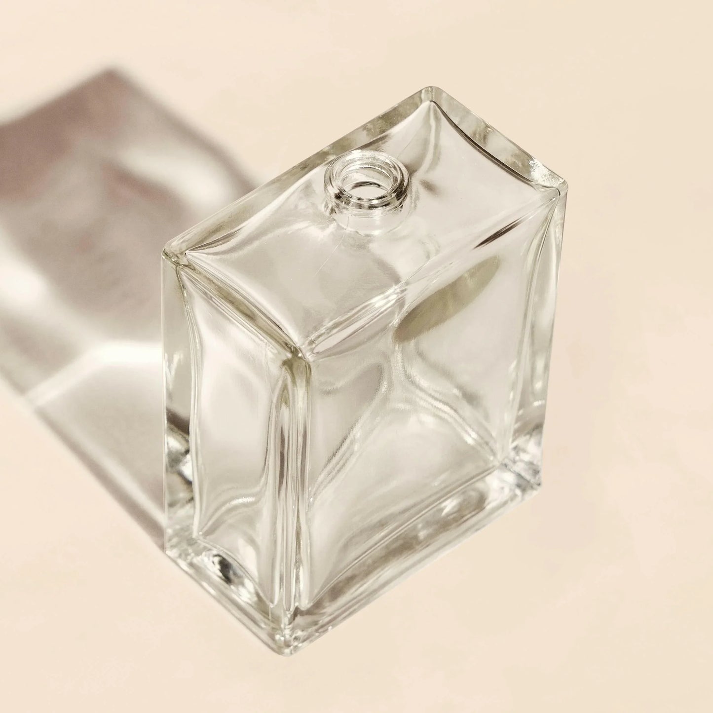 Perfume Bottles Wholesale - 100ml/3.4oz Victor Square (Only Bottle), Custom Perfume Bottles in Bulk (FEA 15) - Packamor