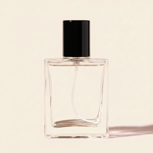 Perfume Bottles Wholesale - 50ml Victor + Black Top, Bulk Glass Perfume Bottles - Packamor
