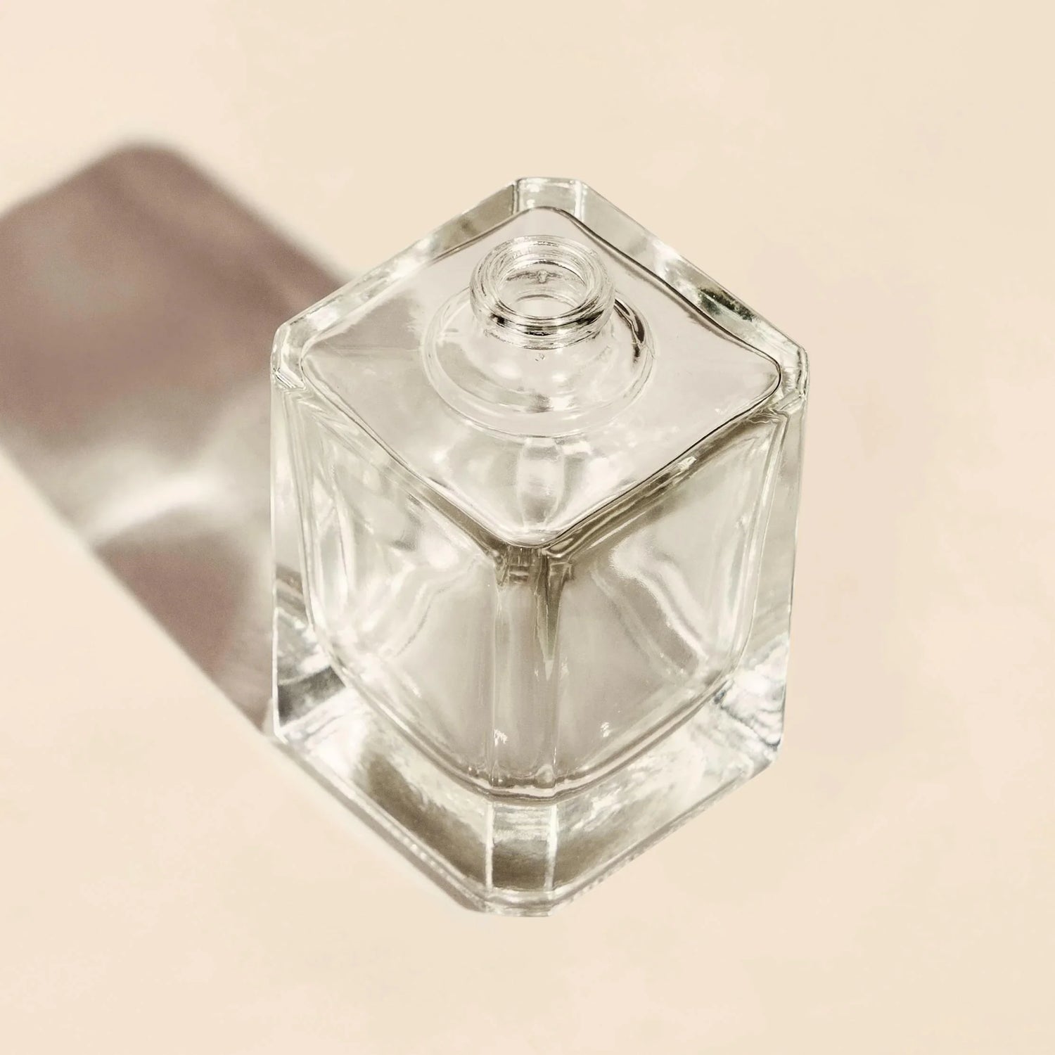 Perfume Bottles Wholesale - 50ml/1.7oz Micron Square (Only Bottle), Custom Perfume Bottles in Bulk (FEA 15) - Packamor