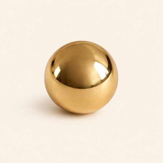 Perfume Tops - Gold Spherical - Wholesale Perfume Cap, FEA 15