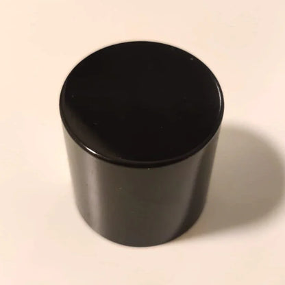 Perfume Tops - Black - Wholesale Glossy Black Perfume Cap Thick, FEA 15 - Packamor