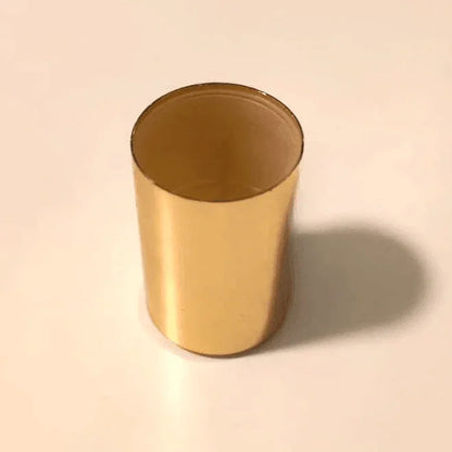 Perfume Tops - Gold - Wholesale Glossy Gold Perfume Cap Slim, Alumen FEA 15 - Packamor