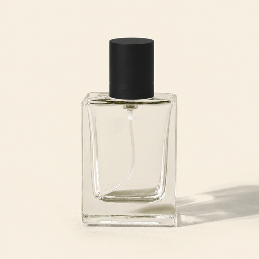 Refillable Perfume Bottles - 30ml Regula + Medium Matte Black Screw Top