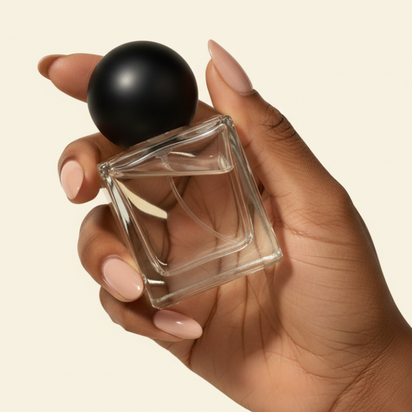 30ml Perfume Bottles Wholesale - Tokyo + Black Spherical Top, Bulk Perfume Bottles