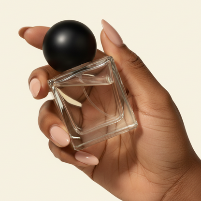 30ml Perfume Bottles Wholesale - Tokyo + Black Spherical Top, Bulk Perfume Bottles