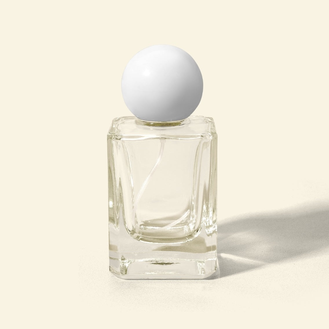 50ml Perfume Bottles Wholesale - Micron + White Spherical/Round Top