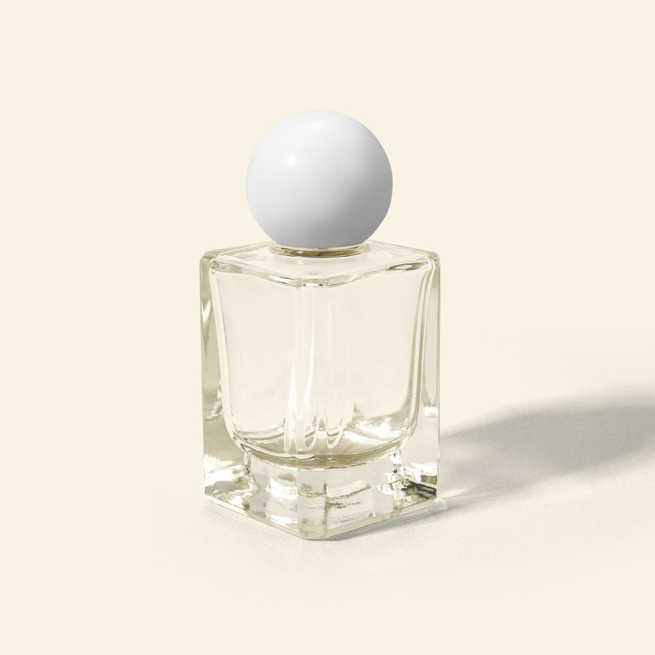 50ml Perfume Bottles Wholesale - Micron + White Spherical/Round Top