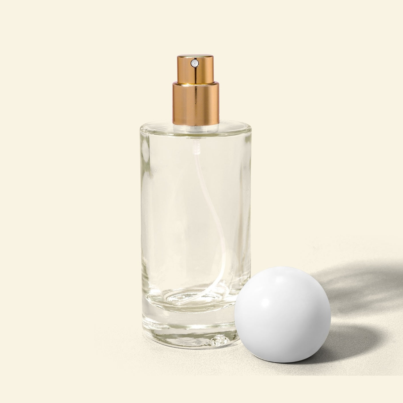 50ml Perfume Bottles Wholesale - Senso + White Spherical Top,