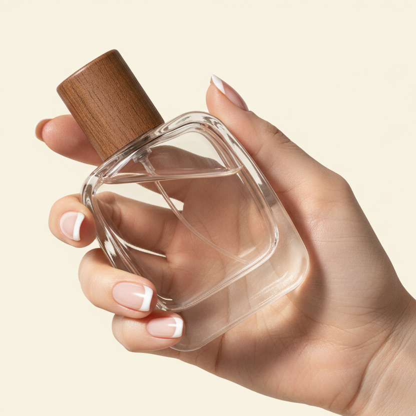 50ml Perfume Bottles Wholesale - Vertex + Walnut Finish Ashwood Top