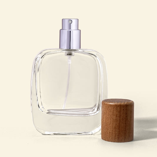 50ml Perfume Bottles Wholesale - Vertex + Walnut Finish Ashwood Top