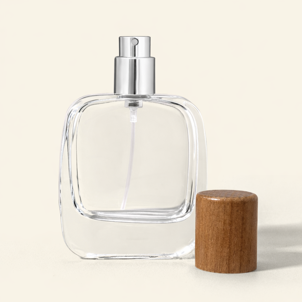 50ml Perfume Bottles Wholesale - Vertex + Walnut Finish Ashwood Top