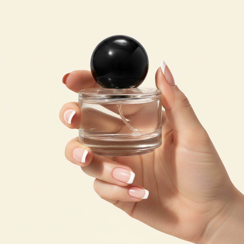 Perfume Bottles - 30 ml Ombre + Black Spherical Top, Perfume Bottles Wholesale