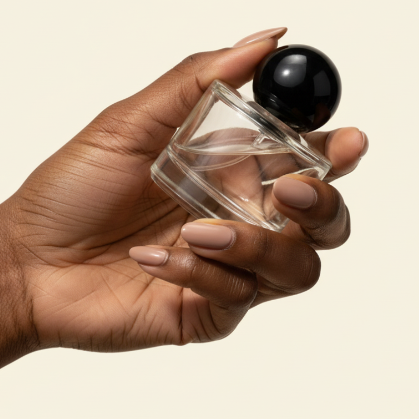 Perfume Bottles - Ombre 50ml + Black Spherical Top, Perfume Bottles Wholesale