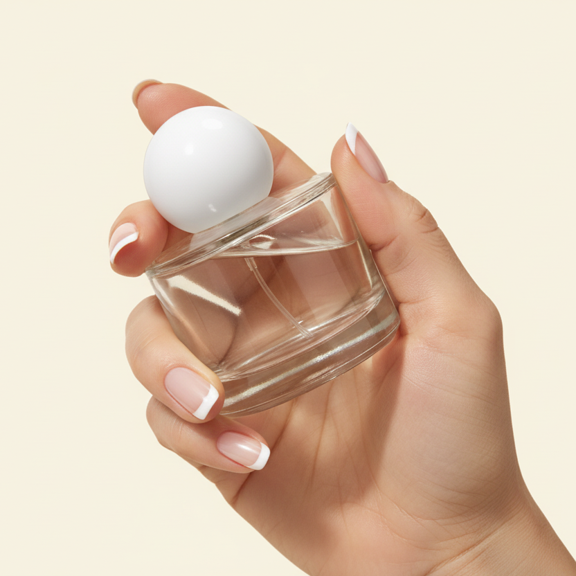 Perfume Bottles - Ombre 50ml + White Spherical Top, Perfume Bottles Wholesale