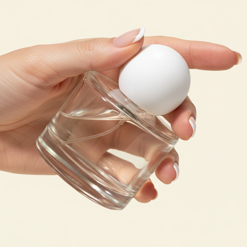 Perfume Bottles - 30 ml Ombre + White Spherical Top, Perfume Bottles Wholesale