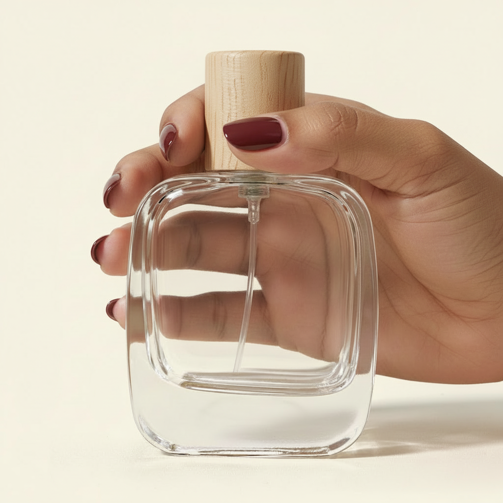 50ml Perfume Bottles Wholesale - Vertex + Natural Ashwood Top