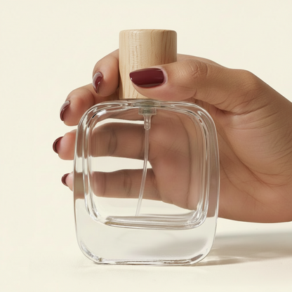 50ml Perfume Bottles Wholesale - Vertex + Natural Ashwood Top