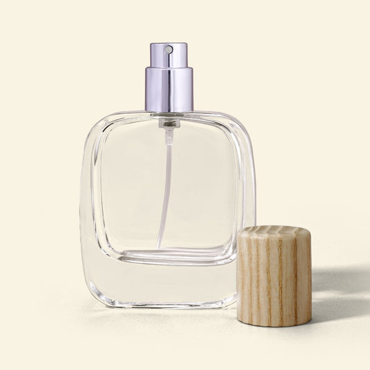 50ml Perfume Bottles Wholesale - Vertex + Natural Ashwood Top