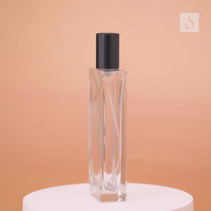 50ml Perfume Bottles Wholesale - Ulli + Black Top, Bulk Glass Perfume Bottles