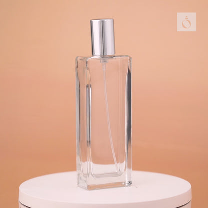 50ml Perfume Bottles Wholesale - Ulli + Silver Top, Custom Fragrance Bottles in Bulk