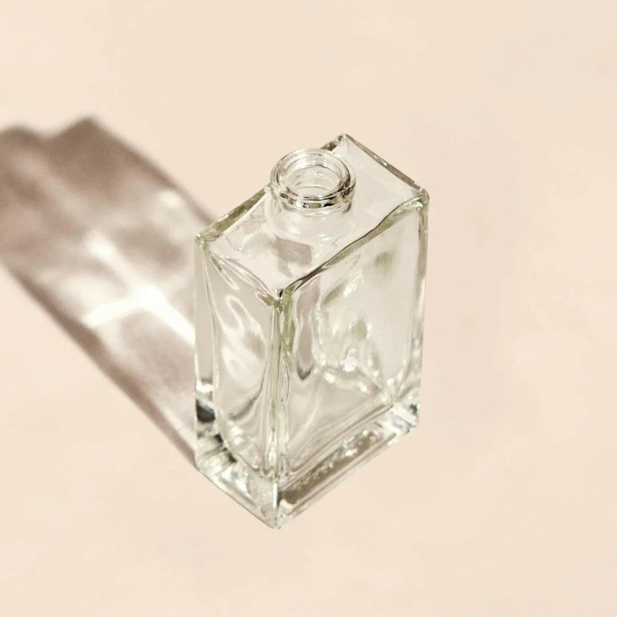 Small Perfume Bottles Wholesale - 25ml/1oz Mini Rect + Silver Top Set, Empty Perfume Bottles in Bulk - Packamor