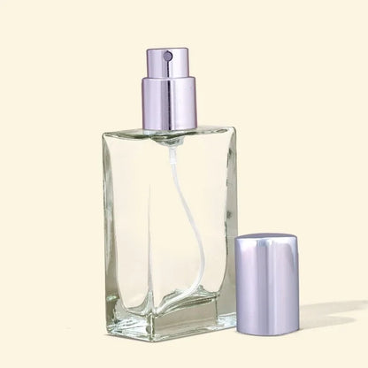 Small Perfume Bottles Wholesale - 25ml/1oz Mini Rect + Silver Top Set, Empty Perfume Bottles in Bulk - Packamor