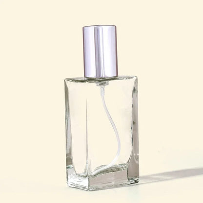 Small Perfume Bottles Wholesale - 25ml/1oz Mini Rect + Silver Top Set, Empty Perfume Bottles in Bulk - Packamor
